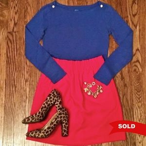 SOLD J. Crew Spring Blue Boatneck Painter Tee SOLD